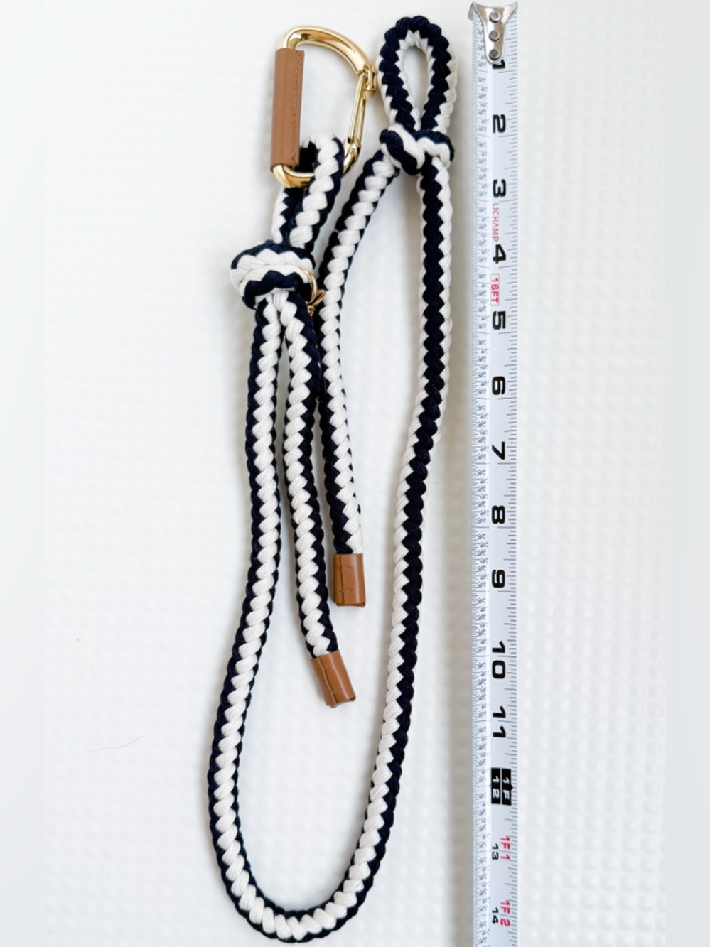 New Prada Braided Rope Belt in Marine and White Size 75 (U.S. 2) - Picture 11 of 11